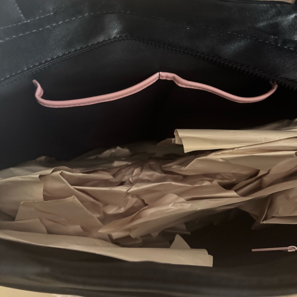 New Wildfox Black Rebel Tiger Zipper Tote Bag - Picture 6 of 12